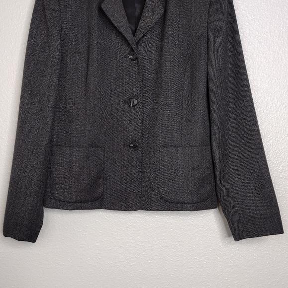 Talbot Vintage Wool 3-Button Office Business Blazer Jacket Sz 6 - Picture 4 of 13